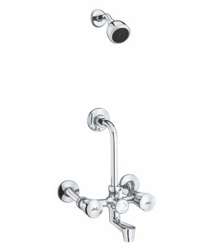 Wall Mixer set with Overhead Shower