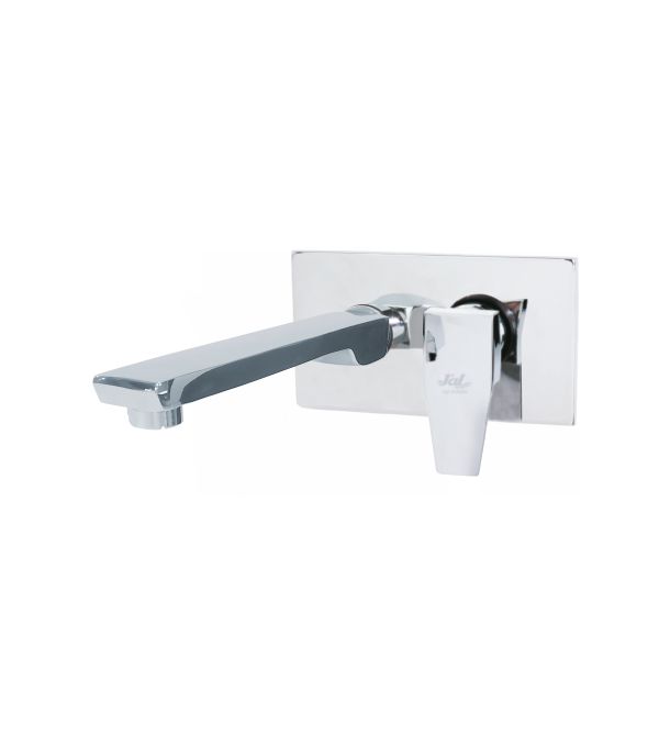 Straight Spout Concealed Basin Mixer for the Bathroom