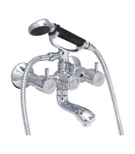 Jal Bath Fittings | Wall Mixer set with hand shower 15 mm | Kabini