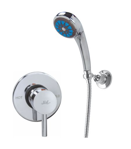 Jal Bath Fittings | Single Lever Wall Mixer set with hand shower | Indus