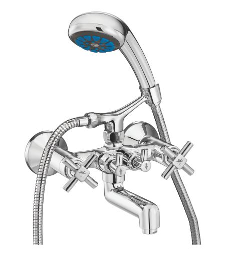 Jal Bath Fittings | Wall Mixer Set With Hand Shower | Raavi