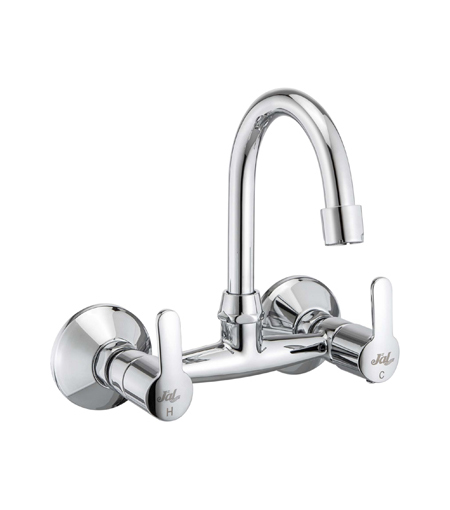 Jal Bath Fittings | Sink Mixer with 'Swivel' spout 15 mm | Tizu
