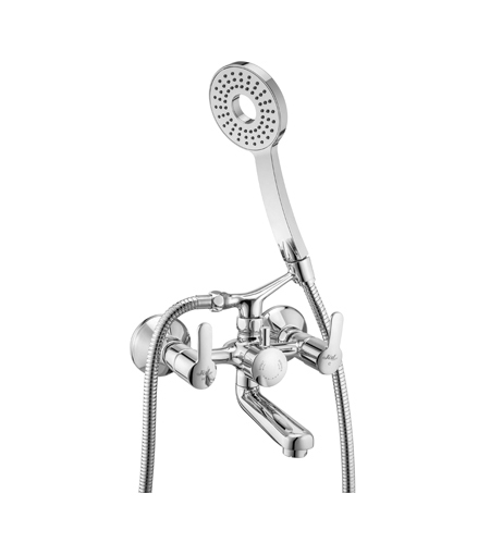 Jal Bath Fittings | Wall Mixer set with hand shower 15 mm | Tizu