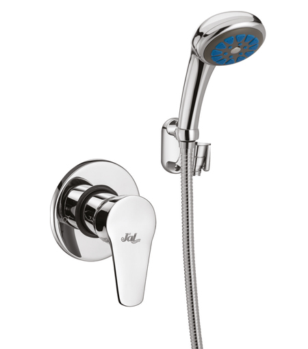 Jal Bath Fittings | Wall Mixer Set With Hand Shower Flexible pipe | Konar