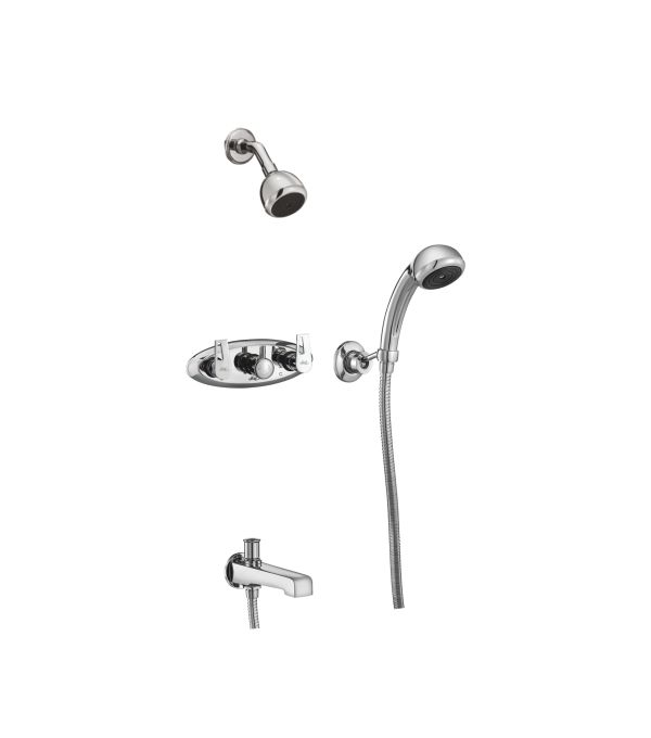 Jal Bath Fittings | Wall Mixer Composite Body Set (con.) with NRV | Penna