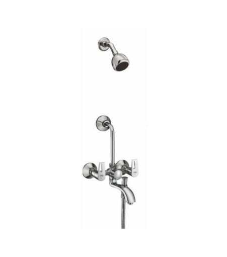 Jal Bath Fittings | Wall Mixer set with overhead shower set 15 mm | Penna