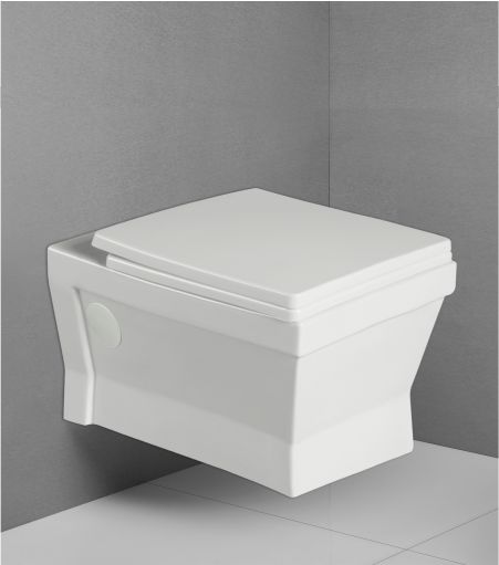 Jal Sanitary Wares | Wall Hung with soft close seat cover