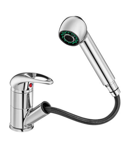 Jal Bath Fittings | Sink Mixer 'Swivel' with pullout spout | Koyna