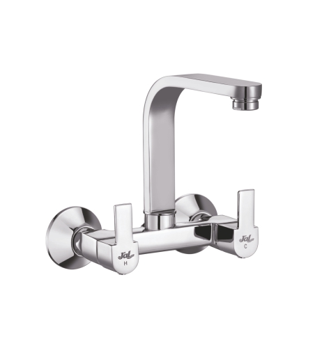 Jal Bath Fittings | Sink Mixer with Goose Neck Swivel Spout | Dras