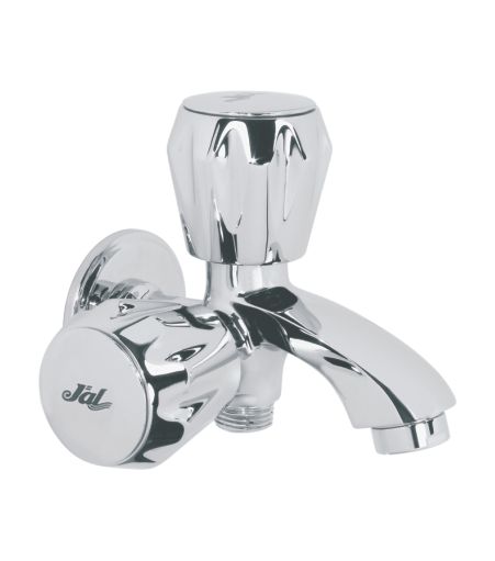 Jal Bath Fittings | Bib Tap ‘Two Way’ with foam flow 15mm | Hindon