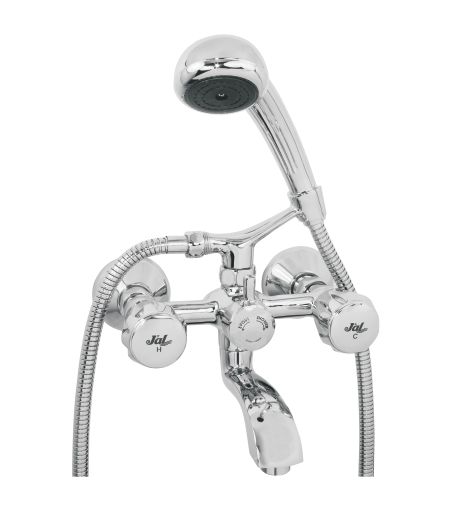 Jal Bath Fittings | Wall Mixer Set with hand shower | Jal Wall Mixer| Hindon