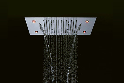 Ceiling & Wall Mounted Multi Flow Showers