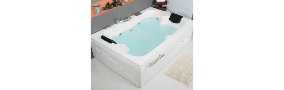 Bath Tub Rectangular ‘MAJESTIC’ with Whirlpool System