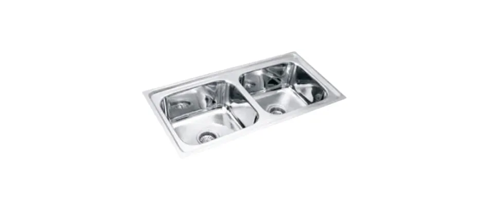 Double Bowl Sink - JAL Bath Fittings